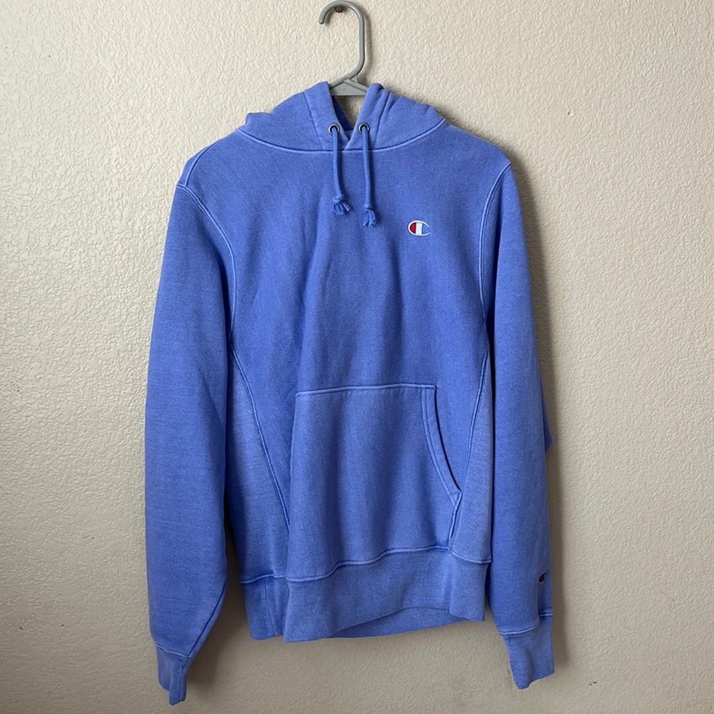 Blue/purple champion hoodie
